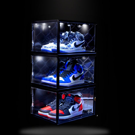 Led/Sound Activated Highlight Sneaker Crates | Shoe Storage Crates